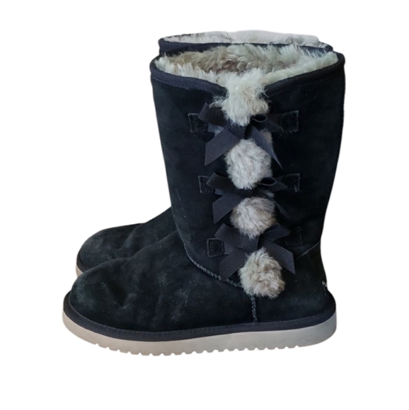 Koolaburra by UGG Women's Victoria Tall Fashion Boot in Black Size 7 W - Picture 1 of 9